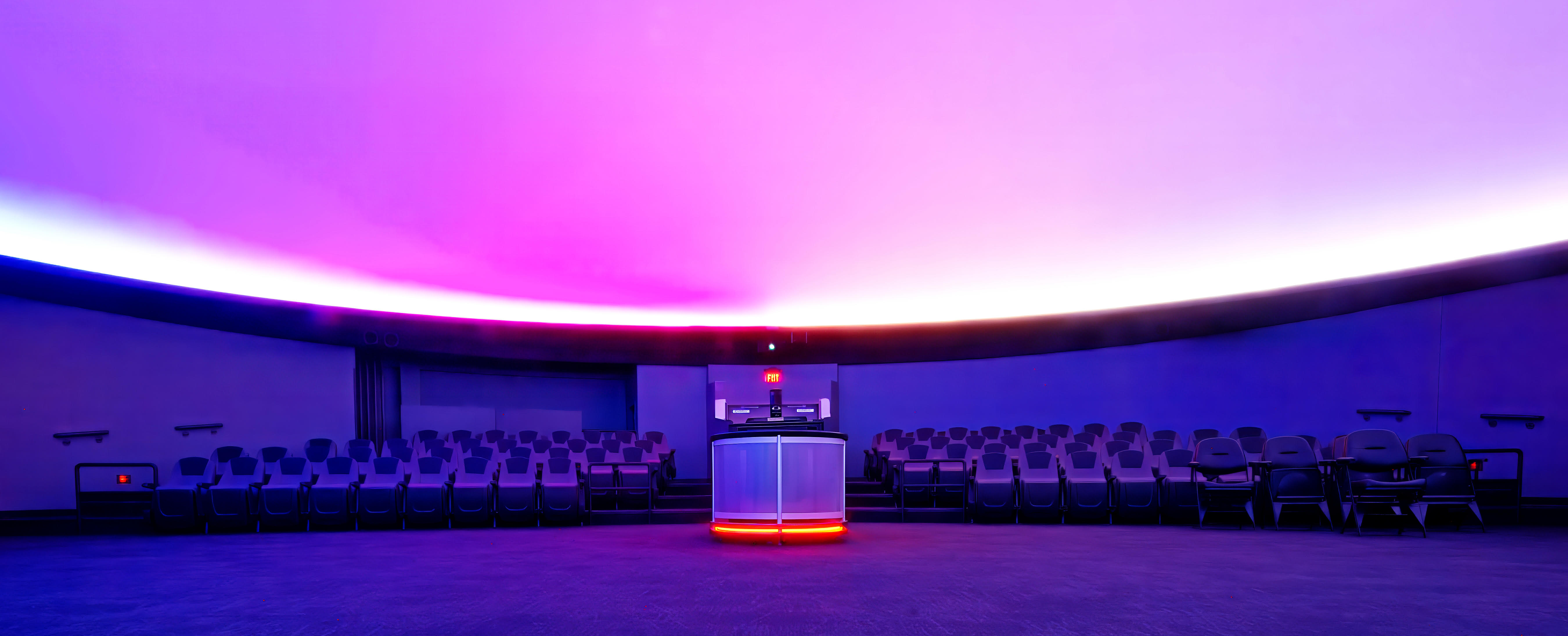 Planetarium dome interior